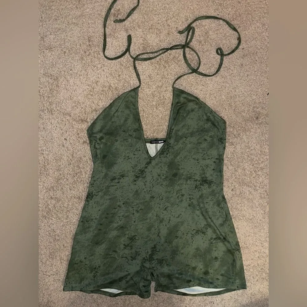 Fashion Nova Women's Sueded Yoga Jumpsuit Size 1X 🔥 - Picture 3 of 7